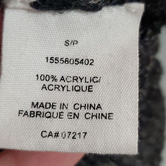 Warehouse One black and white small zip up cardigan - Picture 7 of 7